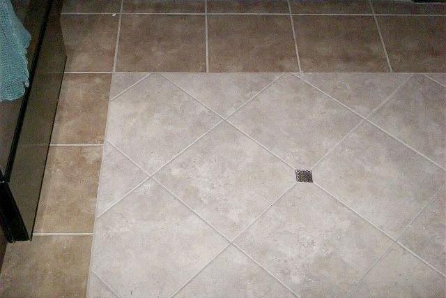 Porcelain Tile Installation with Inserts